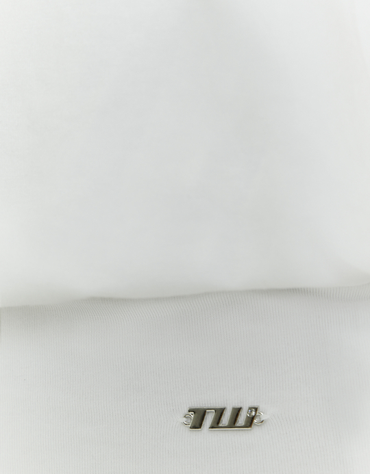 TALLY WEiJL, Top Bandeau Bianco Croppato for Women
