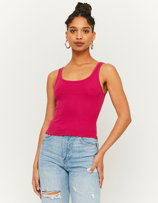 TALLY WEiJL, Basic Ribbed Tank Top for Women