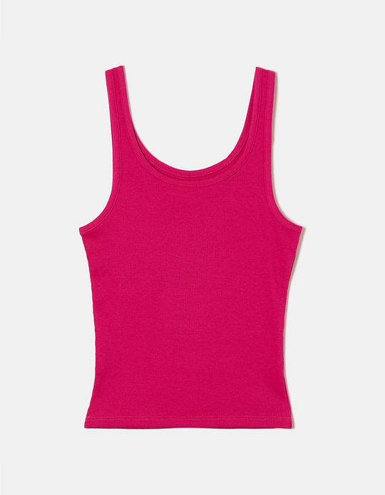 TALLY WEiJL, Basic Ribbed Tank Top for Women