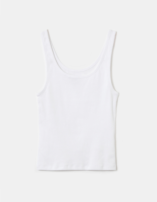 TALLY WEiJL, Débardeur Basique Blanc for Women