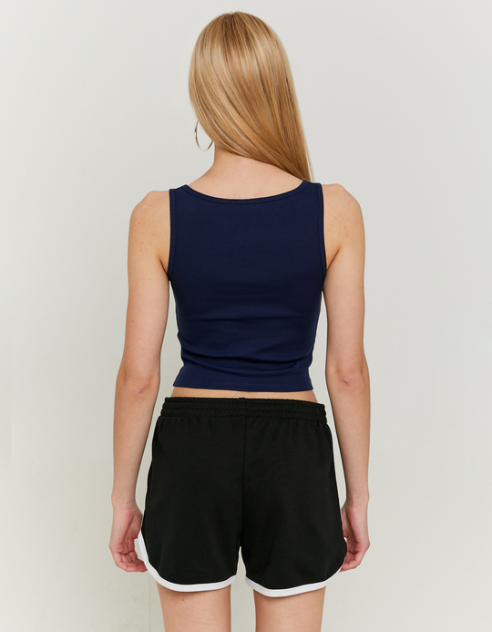 TALLY WEiJL, Blaues Tank Top mit Print for Women