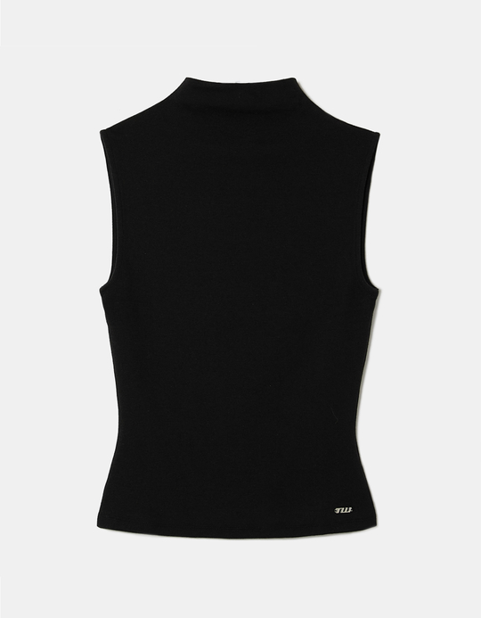 TALLY WEiJL, Schwarzes Basic Top for Women