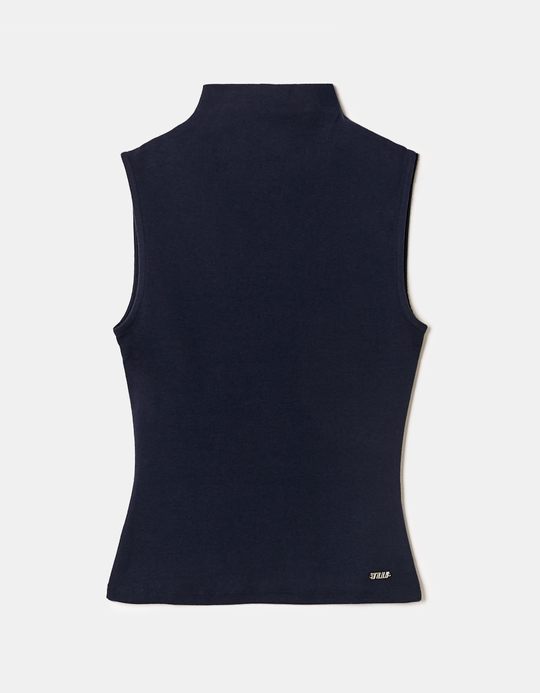 TALLY WEiJL, Blue Basic Top for Women