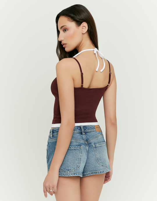 TALLY WEiJL, Top Basique Bourgogne for Women