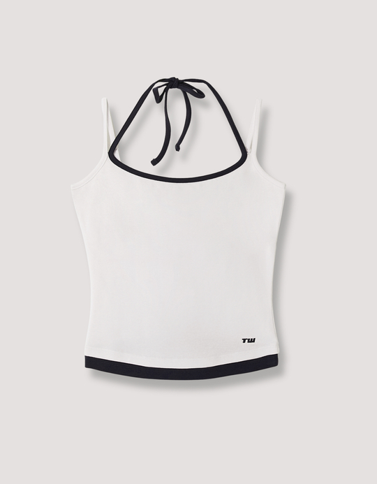 TALLY WEiJL, Weißes Basic Top for Women