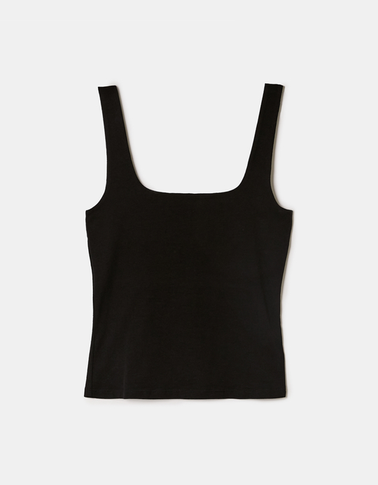 TALLY WEiJL, Canottiera Basica Nera for Women