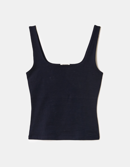 TALLY WEiJL, Blue Basic Tank Top for Women