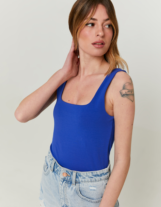 TALLY WEiJL, Canotta Basica Blu for Women