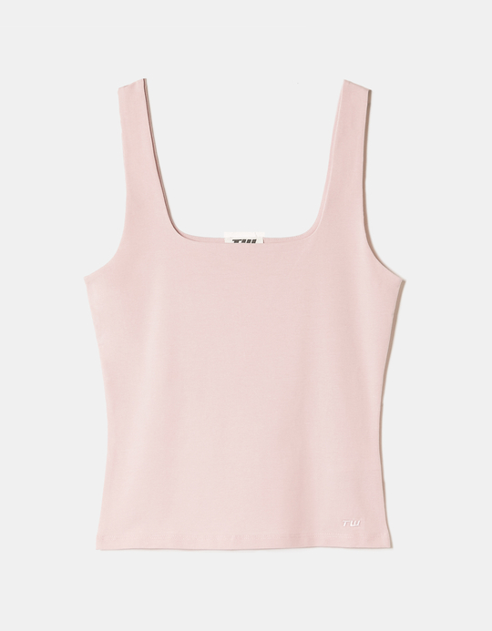 TALLY WEiJL, Pink Basic Tank Top for Women