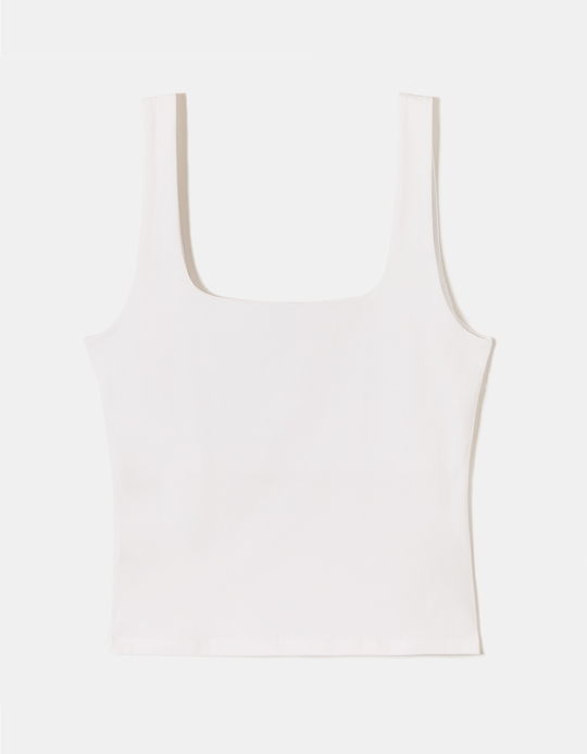 TALLY WEiJL, Débardeur Blanc Basique for Women