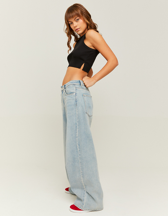 TALLY WEiJL, Krótki top w prążki basic for Women