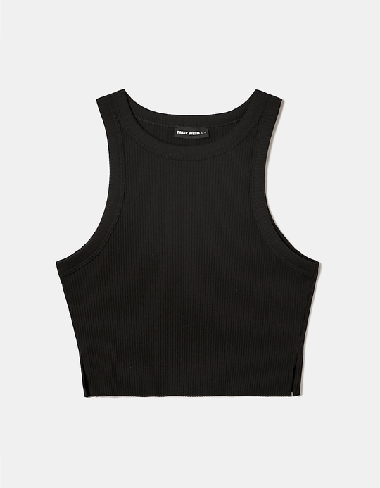 TALLY WEiJL, Krótki top w prążki basic for Women