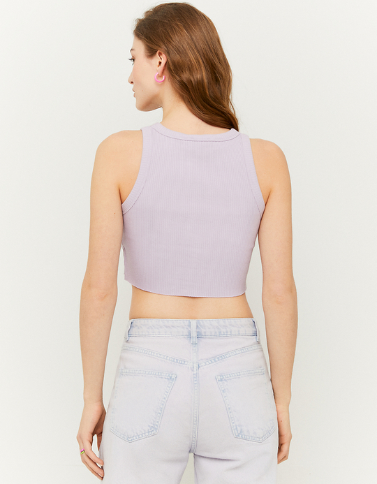 TALLY WEiJL, Μωβ Basic Top for Women