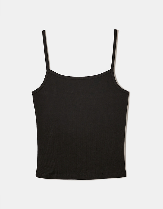 TALLY WEiJL, Czarny Tank top Basic for Women