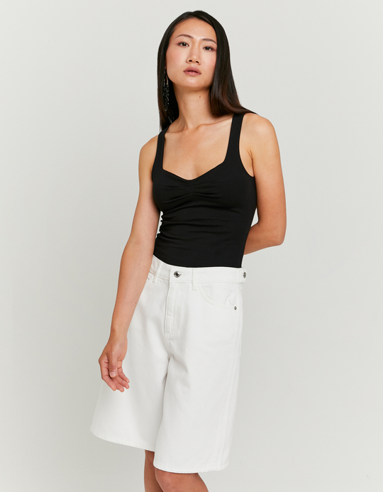 TALLY WEiJL, Tank Top Μαύρο for Women