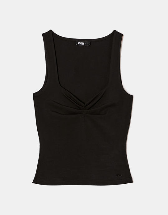 TALLY WEiJL, Tank Top Μαύρο for Women