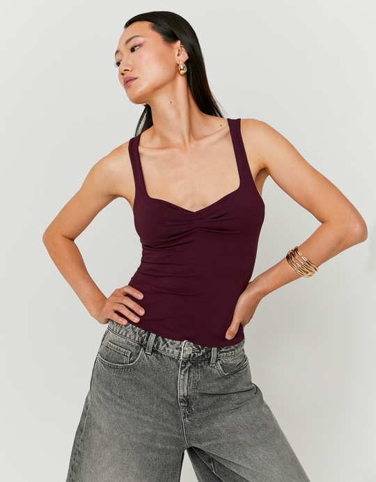 TALLY WEiJL, Tank Top Μωβ for Women