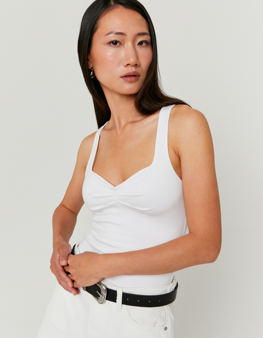 TALLY WEiJL, Tank Top Λευκό for Women