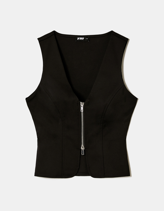TALLY WEiJL, Black Cropped Top for Women