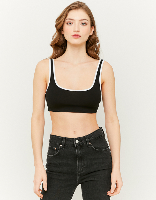 TALLY WEiJL, Schwarzes kurzes Top for Women