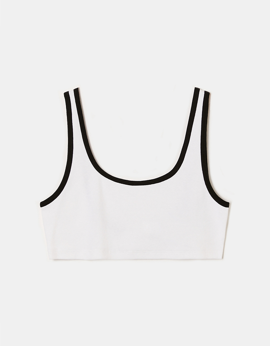 TALLY WEiJL, Weißes kurzes Top for Women