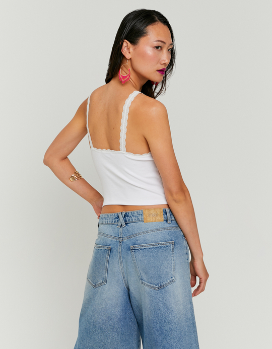 TALLY WEiJL, Weisses Tank Top for Women