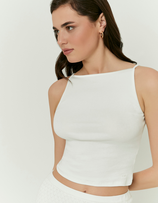 TALLY WEiJL, Top Blanc Basique for Women