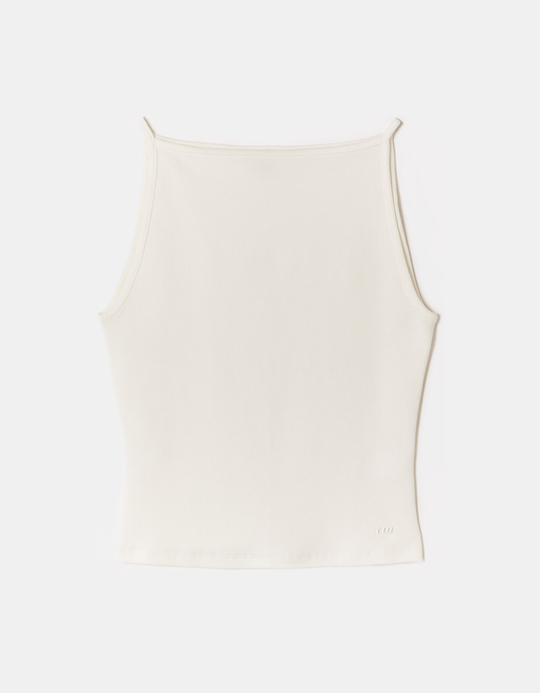 TALLY WEiJL, Weißes Basic-Top for Women