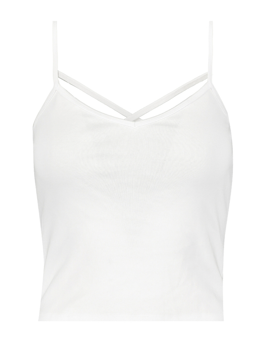 TALLY WEiJL, Biały Tank top Basic for Women