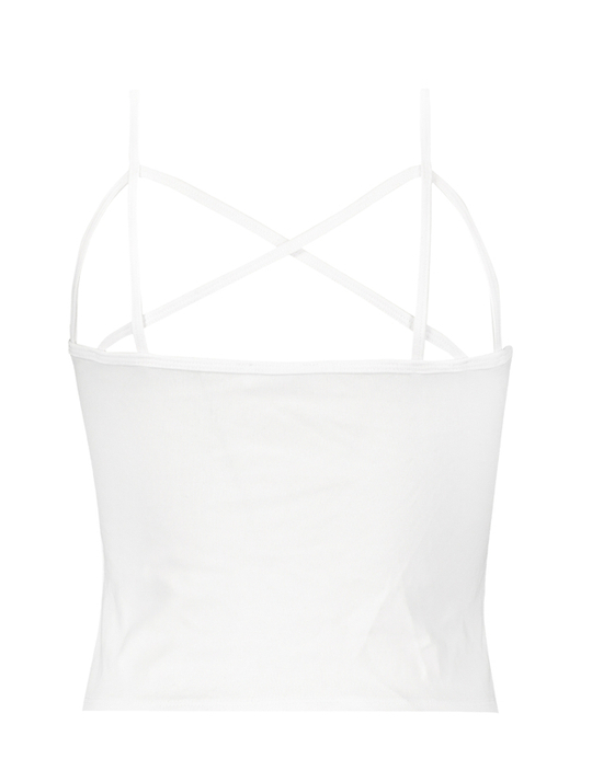 TALLY WEiJL, Biały Tank top Basic for Women