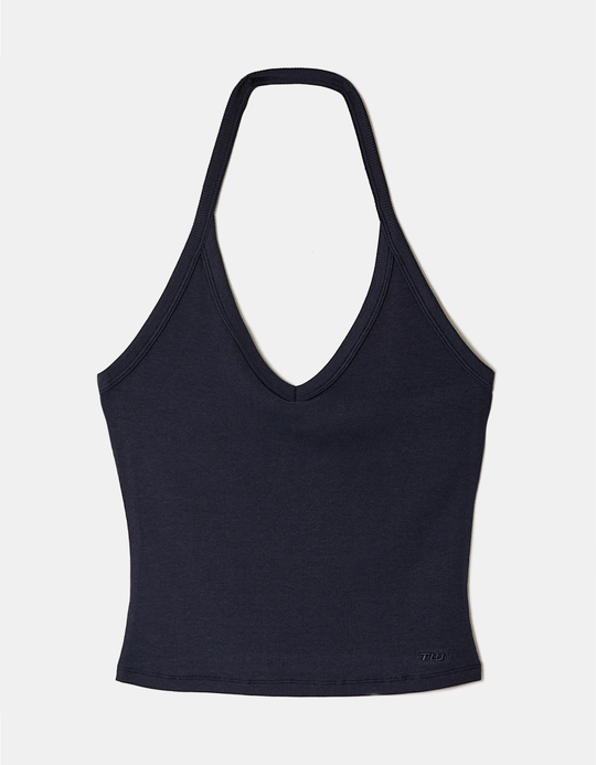 TALLY WEiJL, Top Bleu à Dos-Nu for Women