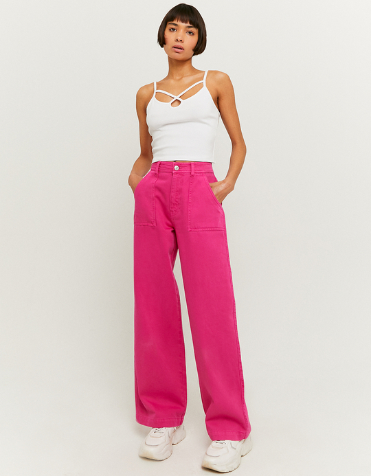 TALLY WEiJL, Biały Crop top z wycięciem for Women