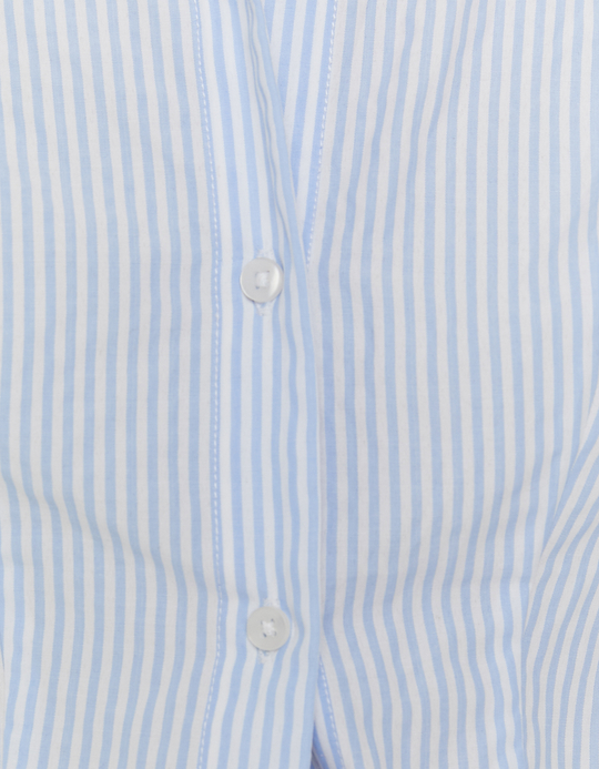 TALLY WEiJL, Blau gestreiftes ärmelloses Hemd for Women