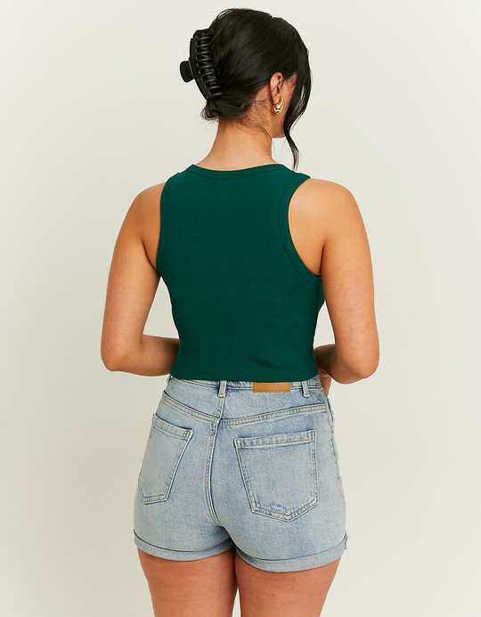 TALLY WEiJL, Canottiera Basica Verde for Women