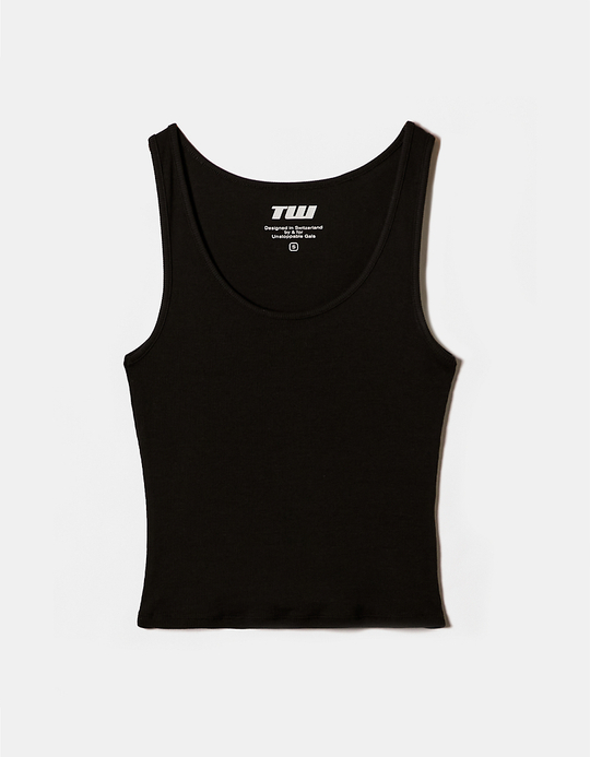 TALLY WEiJL, Schwarzes Basic Tanktop for Women
