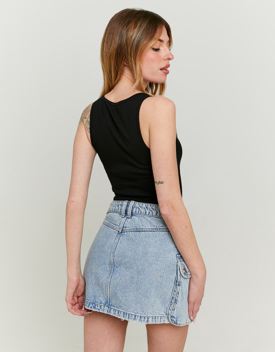 TALLY WEiJL, Top Basic Μαύρο for Women