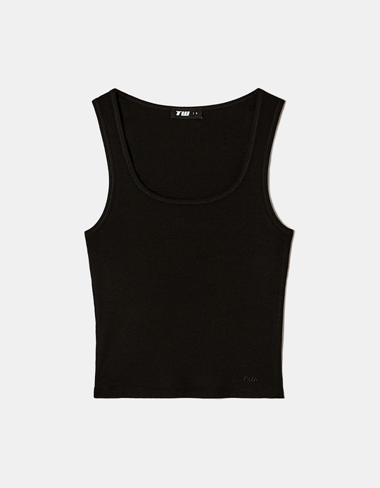 TALLY WEiJL, Top Basic Μαύρο for Women
