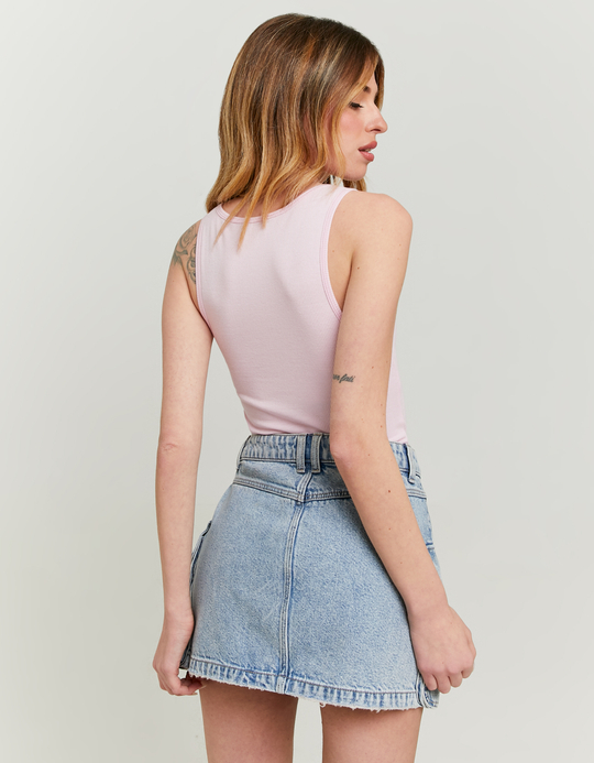 TALLY WEiJL, Top Basic Ροζ for Women