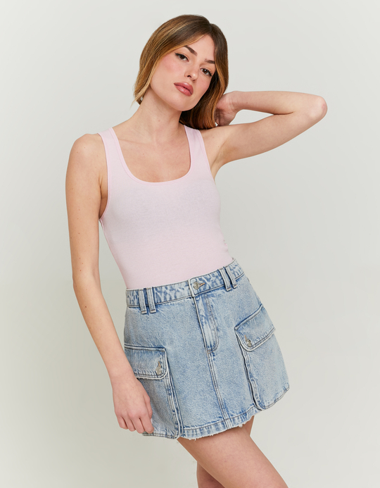 TALLY WEiJL, Top Basic Ροζ for Women
