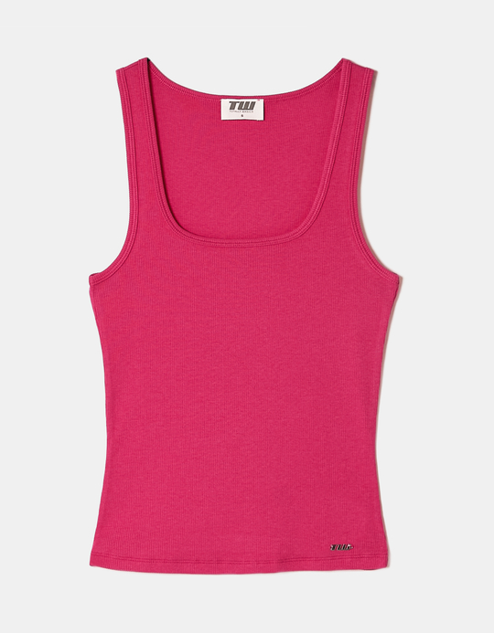 TALLY WEiJL, Pink Basic Tank Top for Women