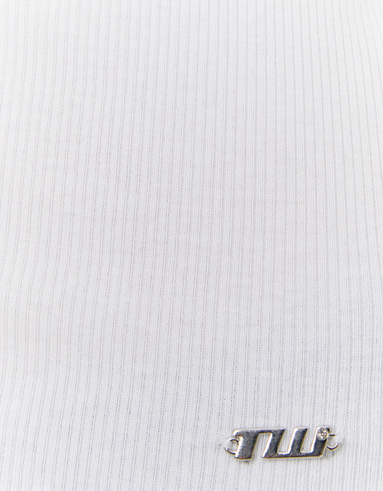 TALLY WEiJL, White Basic Tank Top for Women