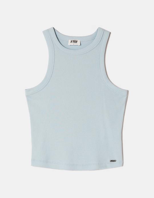 TALLY WEiJL, Blue Basic Tank Top for Women