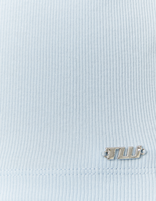 TALLY WEiJL, Blue Basic Tank Top for Women