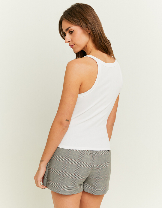 TALLY WEiJL, White Basic Tank Top for Women
