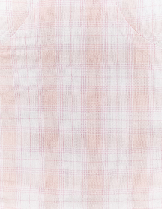 TALLY WEiJL, Crop Top a Quadri Vichy Rosa for Women