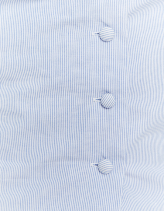 TALLY WEiJL, Top Halter A Righe Azzurro for Women