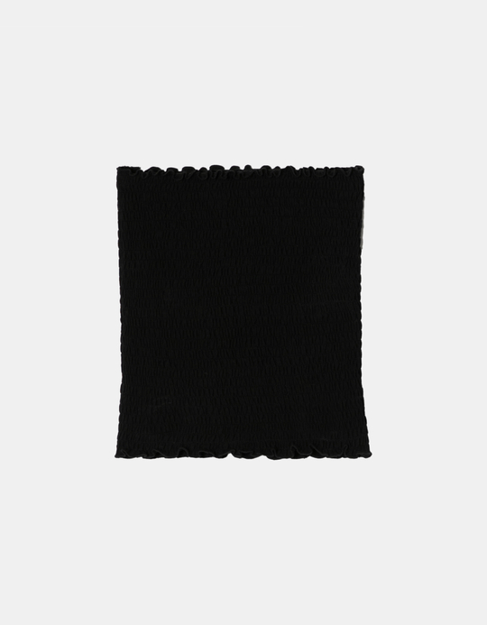 TALLY WEiJL, Top Tube Froncé Noir for Women