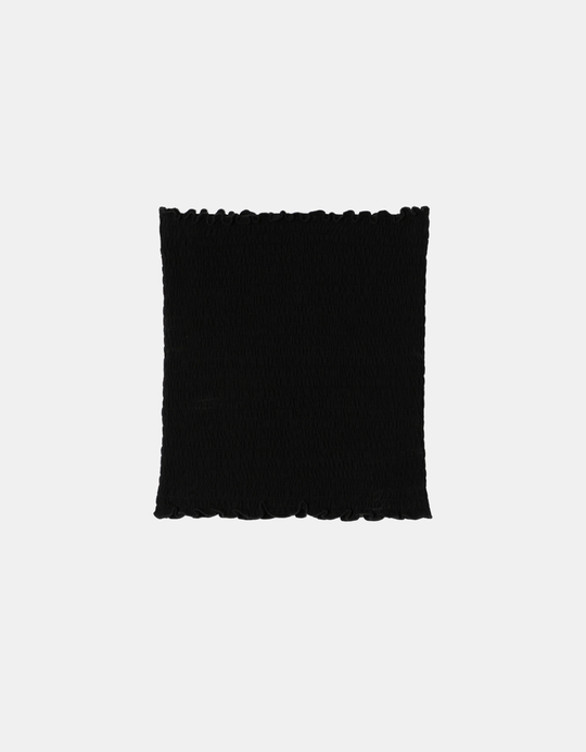 TALLY WEiJL, Top Tube Froncé Noir for Women