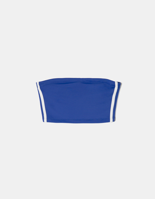 TALLY WEiJL, Top Bandeau Bleu de Sport for Women