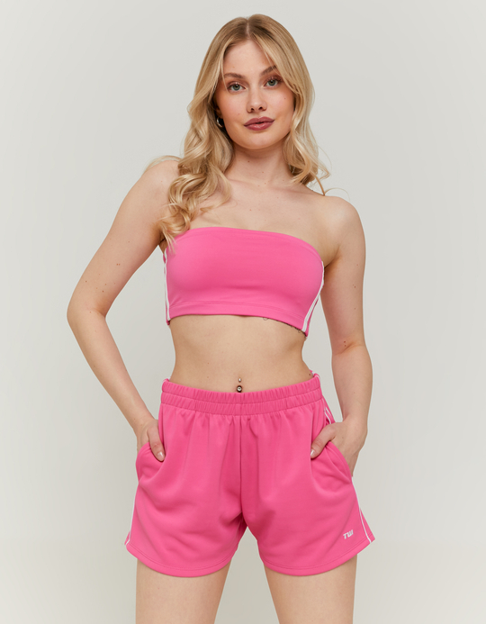 TALLY WEiJL, Top Bandeau Rose de Sport for Women